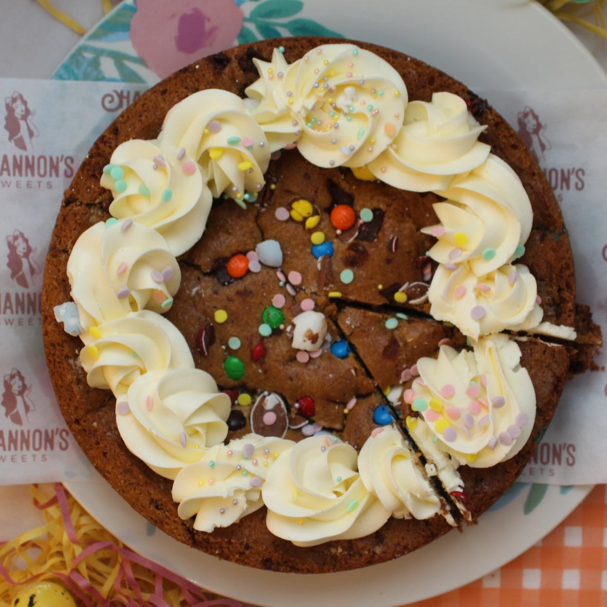 Easter Cookie Cake